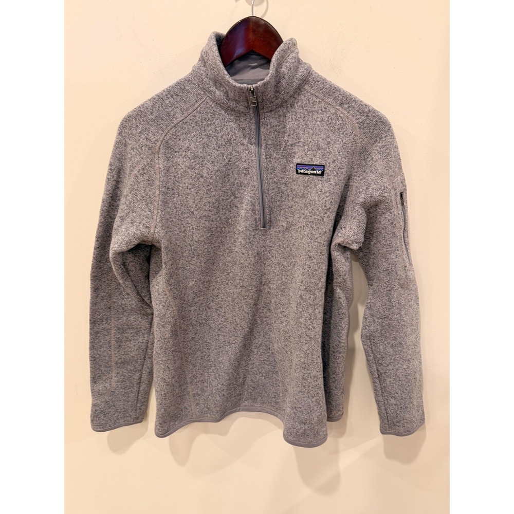 Patagonia Womens Better Sweater 1/4 Zip Fleece Large Smokey Violet 25617 FA18